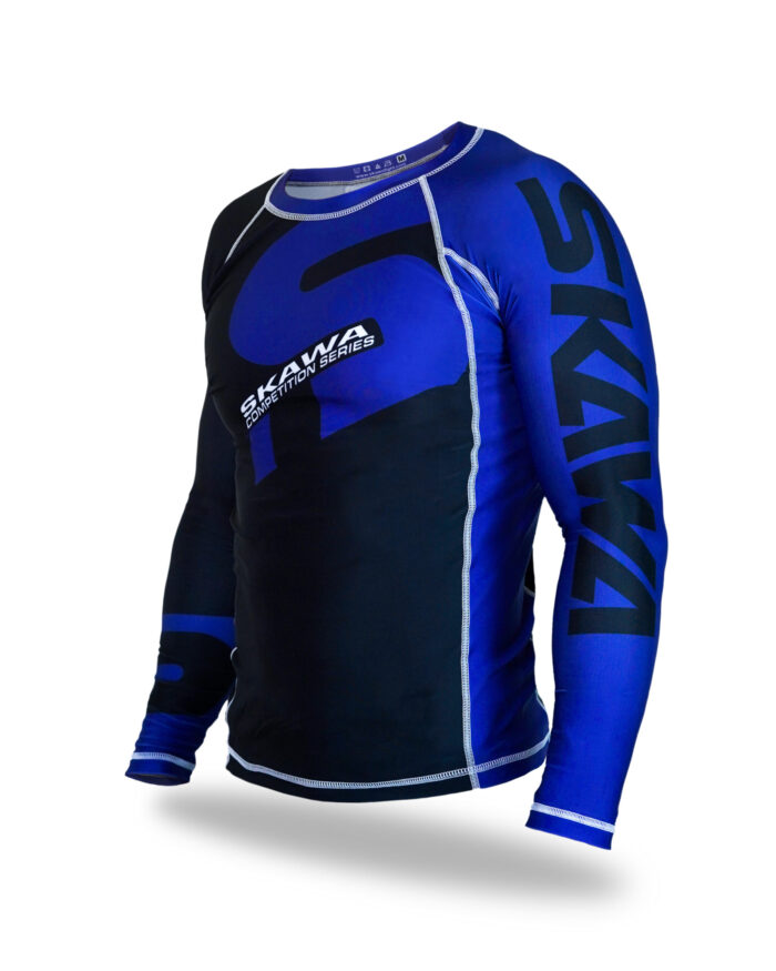 Rashguard Blue belt left side-scaled Rashguard Blue belt left side-scaled