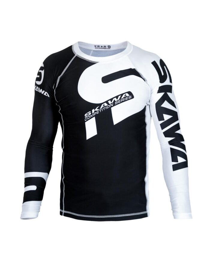 Rashguard White Belt Front-Side View